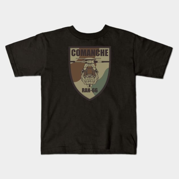 RAH-66 Comanche Kids T-Shirt by Tailgunnerstudios